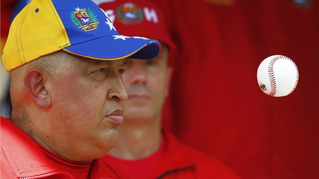 Venezuelský prezident Hugo Chávez (30. zá�í 2011)