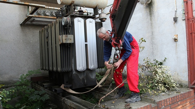 Exekuce elektrického zaízení (rozvad a transformátor) se konala ve tvrtek