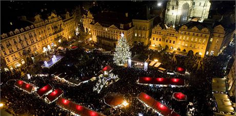 Vánoní trhy na Staromstském námstí v Praze