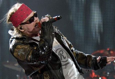 Axl Rose (Guns N´ Roses) na koncert ve Sturgisu v USA 14. srpna 2010