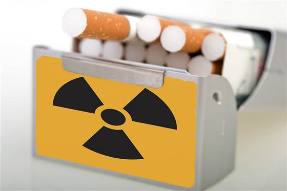 Cigarety obsahují kromě jiných nebezpečných látek i radioaktivní polonium-210.