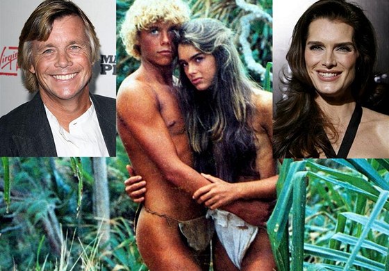 Christopher Atkins a Brooke Shieldsová ve filmu Modrá laguna z roku 1980 a v...