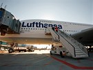 Přílet Airbusu A380 do Prahy