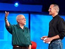 Walt Mossberg a Steve Jobs na konferenci All Things Digital