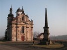 Kostel Nejsvtjí Trojice ve Vali ped rekonstrukcí.