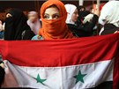 Lidé v Jordánsku protestují za svobodu Syan