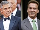 George Clooney a Arnold Schwarzenegger