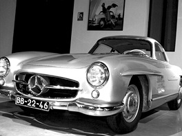 Mercedes-Benz 300 SL, muzeum Malaga, panlsko