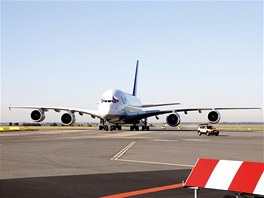 Airbus A380 v Praze