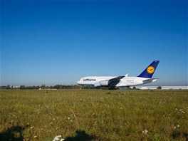 Plet Airbusu A380 do Prahy