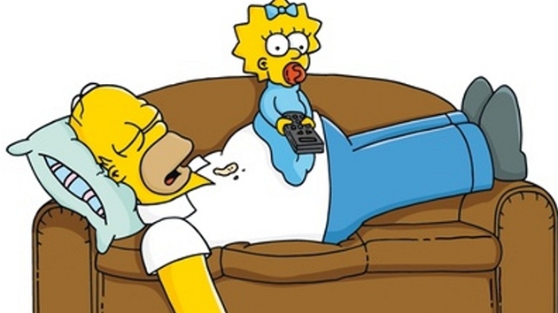 Homer Simpson s dcerou Maggie