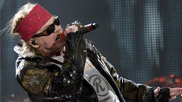 Axl Rose (Guns N´ Roses) na koncert ve Sturgisu v USA 14. srpna 2010