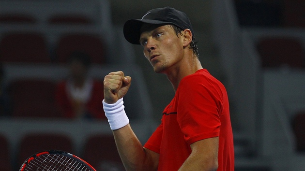 Tomá Berdych na turnaji v Pekingu