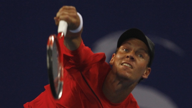 Tomá Berdych na turnaji v Pekingu