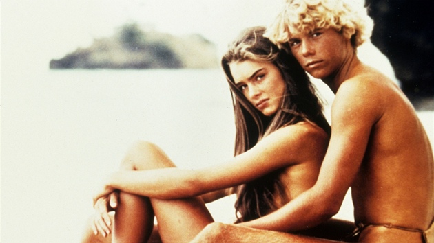 Brooke Shieldsová a Christopher Atkins ve filmu Modrá laguna (1980)