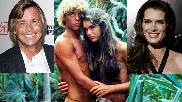 Christopher Atkins a Brooke Shieldsová ve filmu Modrá laguna z roku 1980 a v...