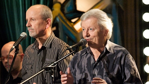 Jan Necká� a jeho bratr Václav v Show Jana Krause