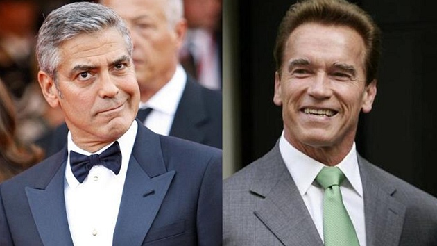 George Clooney a Arnold Schwarzenegger