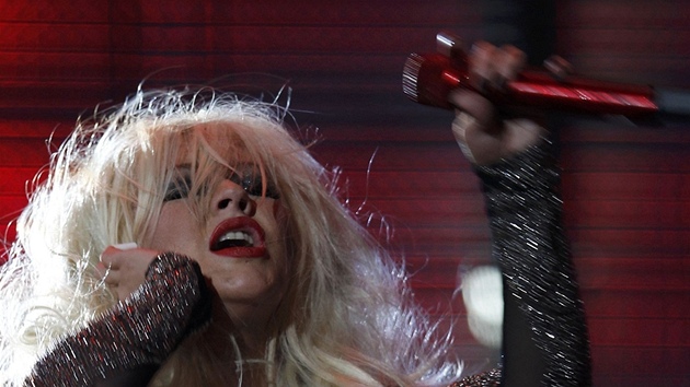 Christina Aguilera na vzpomínkovém koncert Michael Forever