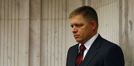 Pedseda sociálndemokratické strany Smr-SD Robert Fico v parlamentu (11. íjna 2011)