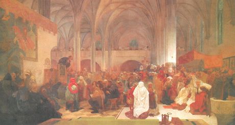 Slovanská epopej: Kázání mistra Jana Husa (1412)