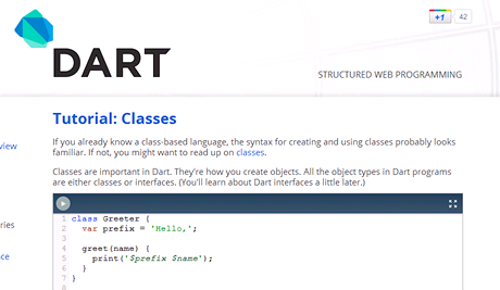 Nový programovací jazyk Dart od spolenosti Googlu pro snadný návrh webových