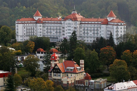 Karlovarský hotel Imperial. Ilustraní foto