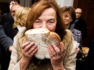 Prvn dma Livia Klausov na oslavch Svtovho dne chleba. (13. jna 2011)