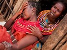 Obzka mlad Samburky Lembany v severn Keni 