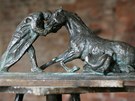 Model pomníku padlým koním