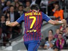 JE ROZHODNUTO. David Villa slaví druhý gól. 