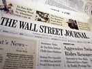 Titulní stránka The Wall Street Journal