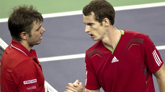 Turnaj Masters v anghaji - Stanislas Wawrinka a Andy Murray