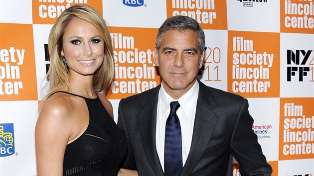 George Clooney a Stacy Keiblerová
