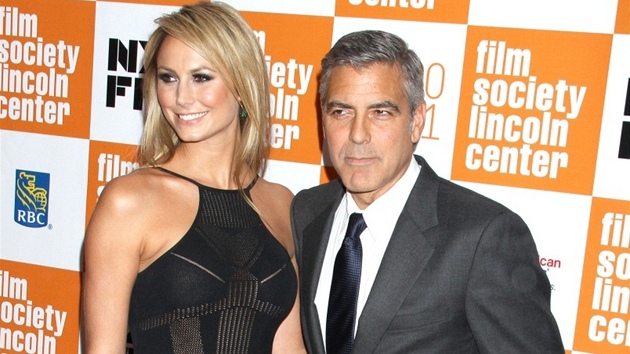 George Clooney se svou novou partnerkou 