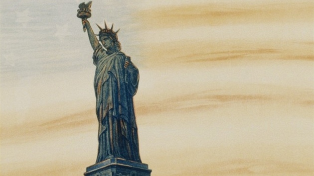 Socha Svobody si zahrála v mnoha filmech, nap�íklad v Krotitelích duch�, v...