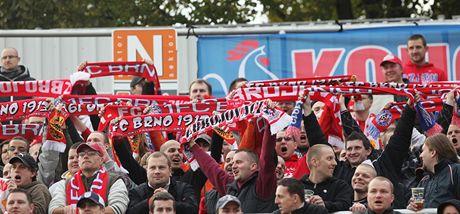 Fanouci Zbrojovky Brno. Ilustraní snímek