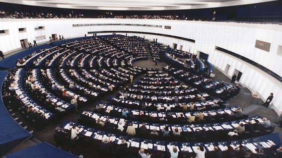Evropský parlament při jednání. Kdo z kandidátů usedne do bruselských lavic? (ilustrační snímek)