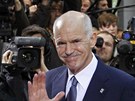 ecký premiér George Papandreu na summitu v Bruselu.