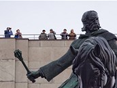 Pomník Jana iky na Vítkov vznikal skoro 30 let