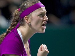 POJ! Petra Kvitová zatíná pst, práv uhrála proti Samanth Stosurové dalí...