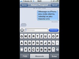 iMessage na iPhonu