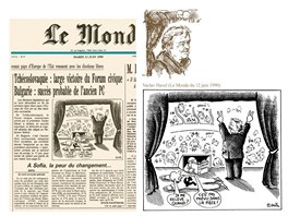 Vydání deníku Le Monde z 12.6.1990 mlo na titulní stran lánek nazvaný...