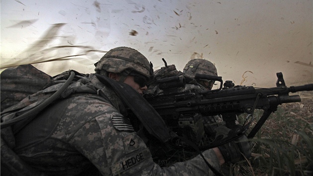 Amerití vojáci v Iráku. Ilustraní foto