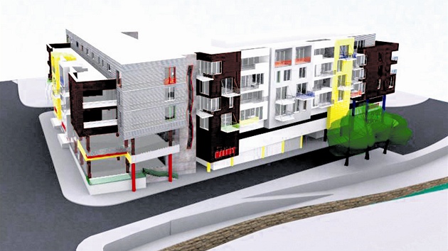 Polyfunk�ní d�m u autobusového nádra�í v Jablonci nad Nisou m�l mít desítky