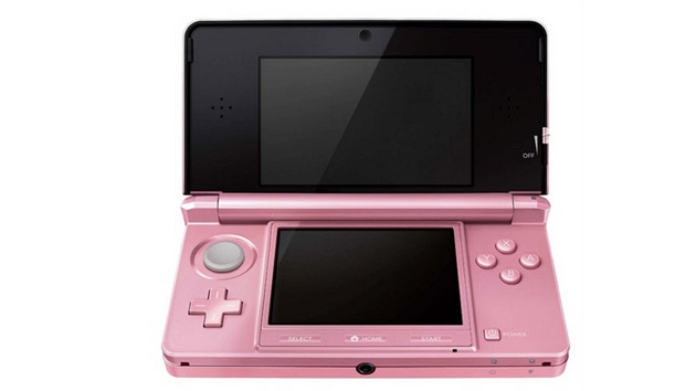 Růžové Nintendo 3DS
