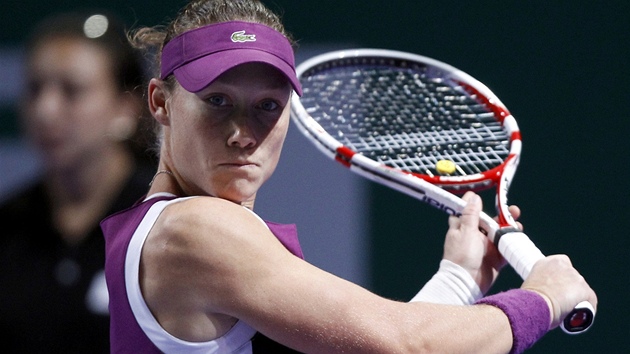 KAM TO DÁM? Australská tenistka Samantha Stosurová za chvíli znovu pole míek