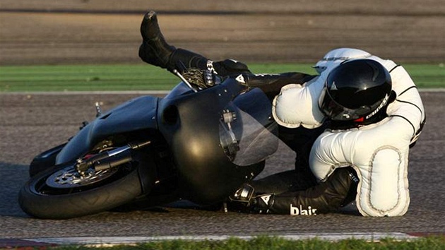 Airbag na motorku