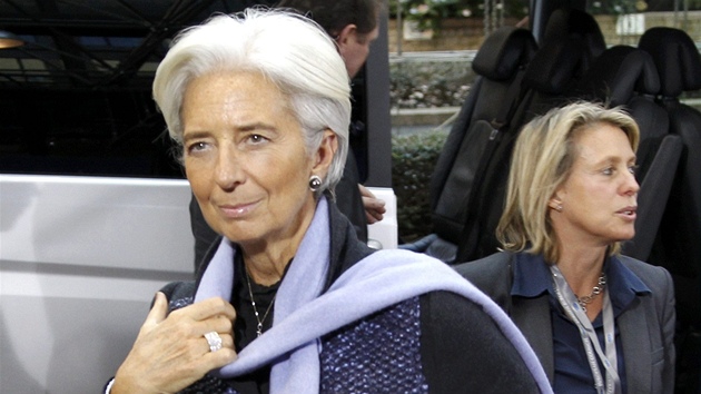 éfka Mezinárodního mnového fondu Christine Lagardeová na summitu v Bruselu.