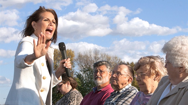 Republikánská prezidentská kandidátka Michelle Bachmannová